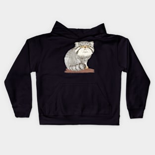 Otocolobus manul Kids Hoodie